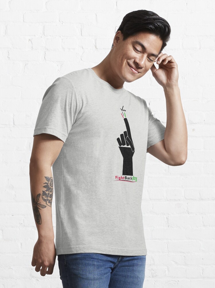 Alternate view of FIghtBackVote.com3 Essential T-Shirt