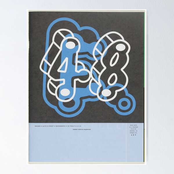 Artikel-Vorschau von Emigre Magazine # 48, designt und verkauft von CenturyArt.
