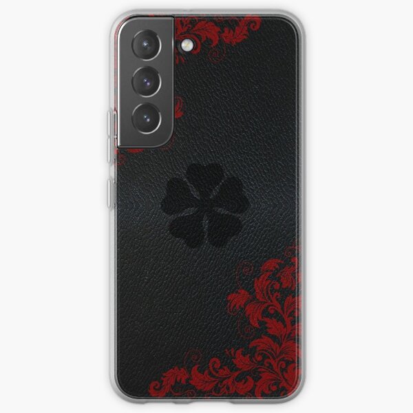 trèfle noir Coque souple Samsung Galaxy