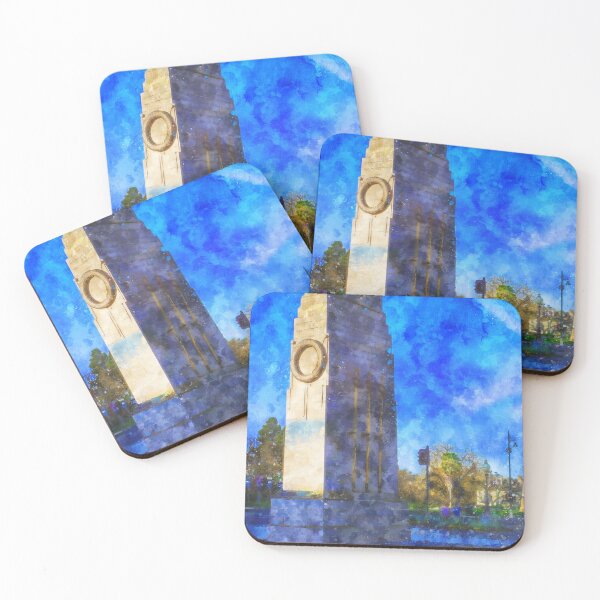 Item preview, The Cenotaph at View Point Bendigo Watercolor designed and sold by Steven Jodoin.