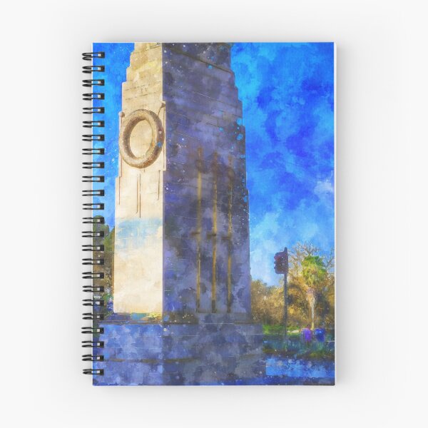 Item preview, The Cenotaph at View Point Bendigo Watercolor designed and sold by Steven Jodoin.