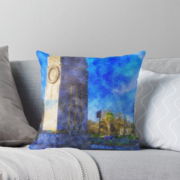 Item preview, The Cenotaph at View Point Bendigo Watercolor designed and sold by Steven Jodoin.