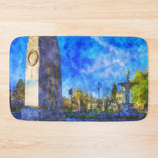 Item preview, The Cenotaph at View Point Bendigo Watercolor designed and sold by Steven Jodoin.