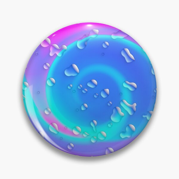 Item preview, Water drops on swirling colors, abstract designed and sold by Brad Chambers.