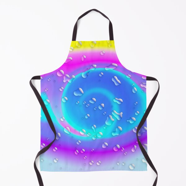 Item preview, Water drops on swirling colors, abstract designed and sold by Brad Chambers.