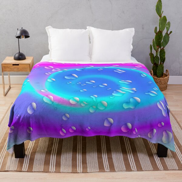 Item preview, Water drops on swirling colors, abstract designed and sold by Brad Chambers.