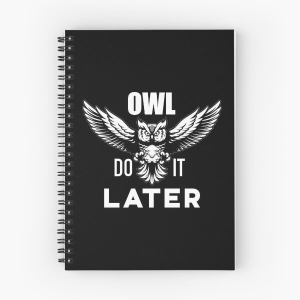 Item preview, Owl Do It Later designed and sold by BasicWear.