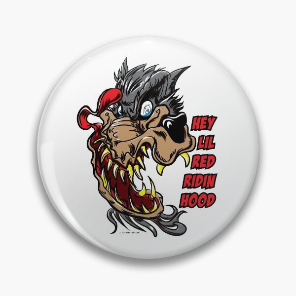 Item preview, Big Bad Wolf Whistle, Hey Little Red Riding Hood - Cartoon Wolf designed and sold by eShirtLabs.