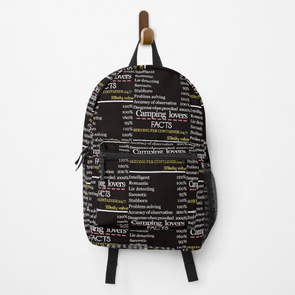 Item preview, Camping lovers facts designed and sold by DR-STORE.