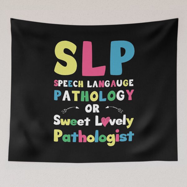 Item preview, SLP Speech language pathology or sweet lovely pathologist / speech therapist gift idea / slp present  / speak  gift  designed and sold by anodyle.