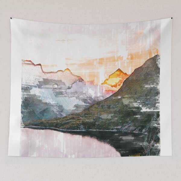 Item preview, Munkebu Foggy Mountain In Norway Abstract. For Foggy Forests & Mountain Lovers. Foggy mountain collection designed and sold by ColortrixArt.