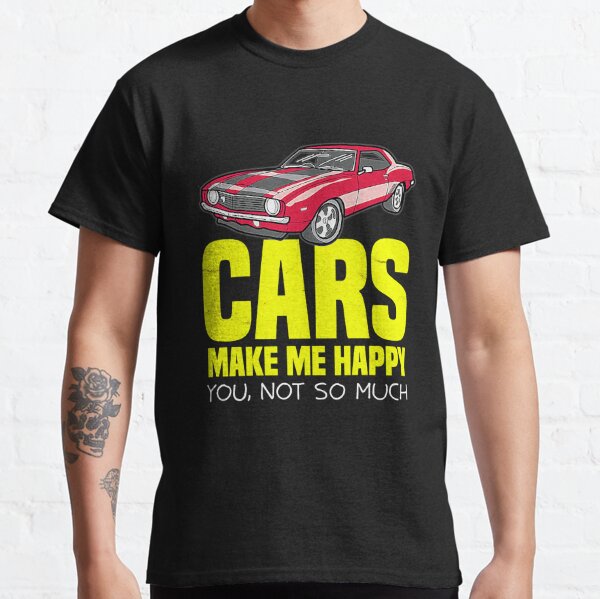 Car Gifts For Men Cars Make Me Happy  Art Board Print for Sale by  AlphaDist2