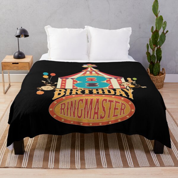 Item preview, 8th Birthday Ringmaster Kids Circus Lover B-day Party design designed and sold by Grabitees.