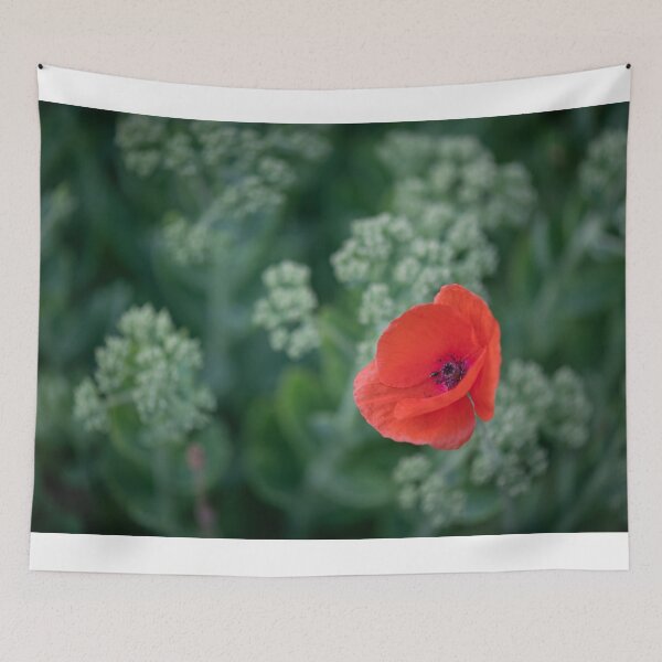 Item preview, Poppy flower in a dreamy garden designed and sold by ccullen222.