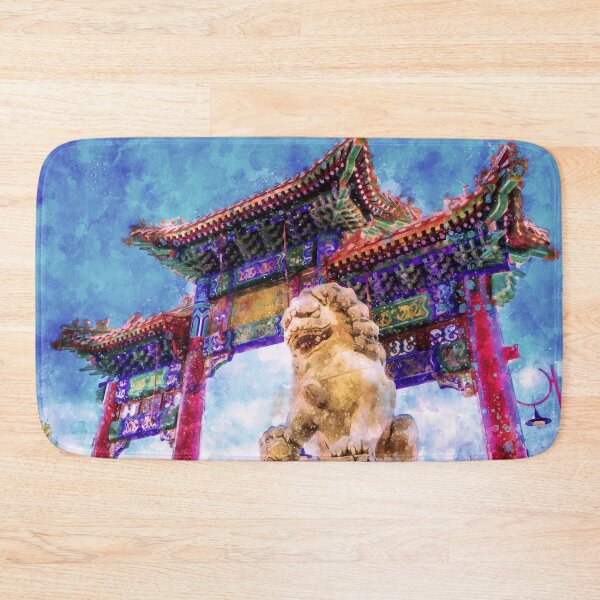Item preview, Paifang at the Bendigo Golden Dragon Museum Watercolor designed and sold by Steven Jodoin.