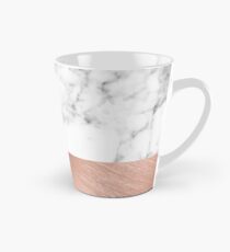 Rose Gold Marble Tall Mug