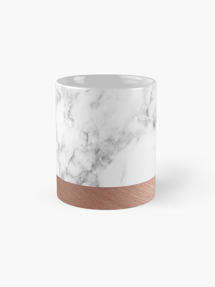 Alternate view of Rose Gold Marble Mug