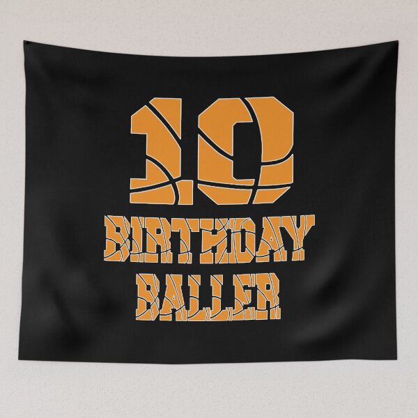 Item preview, 10th Birthday Baller Boy 10 Years Old Basketball Theme Party product designed and sold by Grabitees.