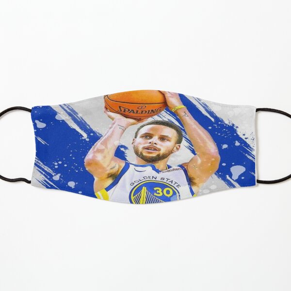steven curry t-shirt design Kids Mask