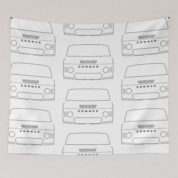 Item preview, Commer PB classic light van outline graphic (black) designed and sold by soitwouldseem.