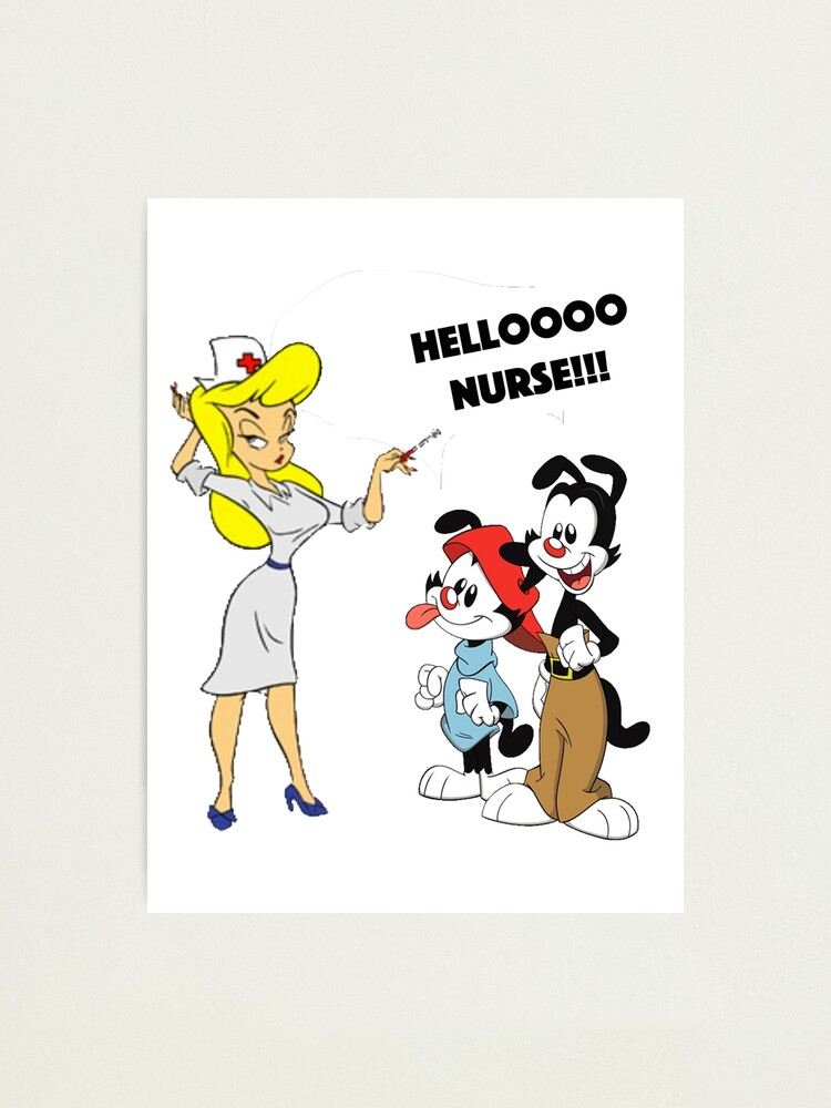 Helloooo Nurse Photographic Print For Sale By Thecartoonguy95