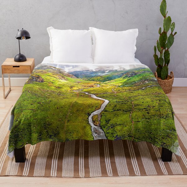 Item preview, Foggy Aosta River Valley. For Foggy Forests & Mountain Lovers. Foggy mountain collection designed and sold by ColortrixArt.