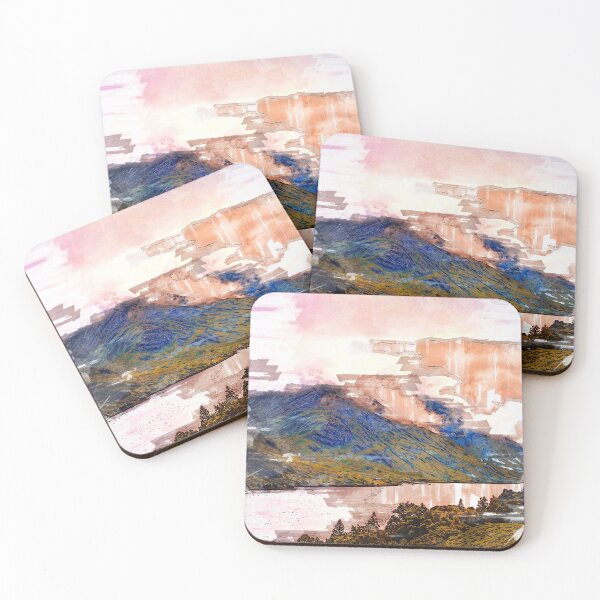 Item preview, Foggy Glenfinnan River & Mountain Scotland. For Foggy Forests & Mountain Lovers. Foggy mountain collection designed and sold by ColortrixArt.