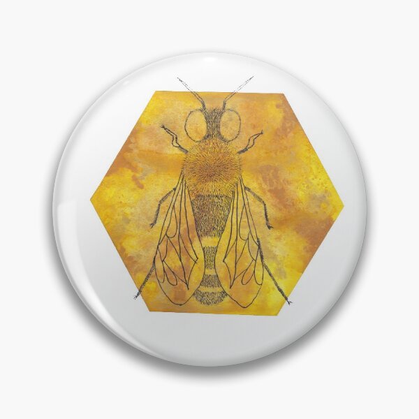 Item preview, Honey Hexagon Bee designed and sold by MikkiDashDesign.
