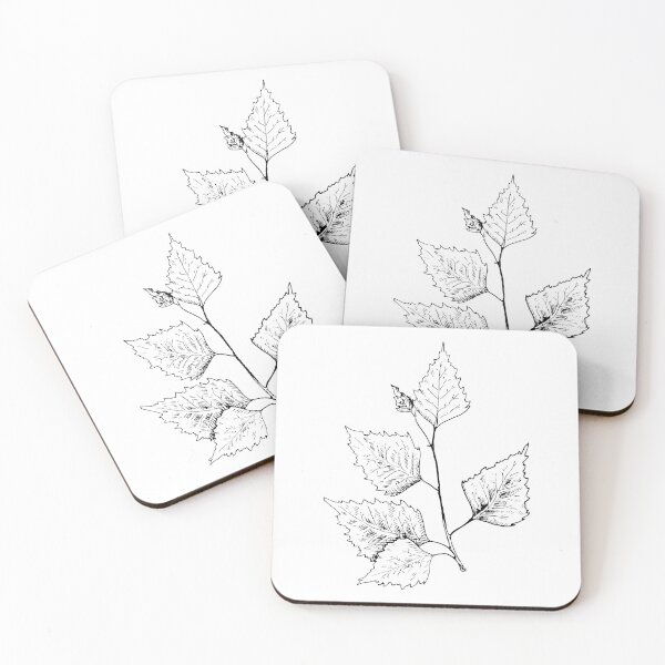 Item preview,  Birch leaf. Hand drawn sketch. designed and sold by Canatic.