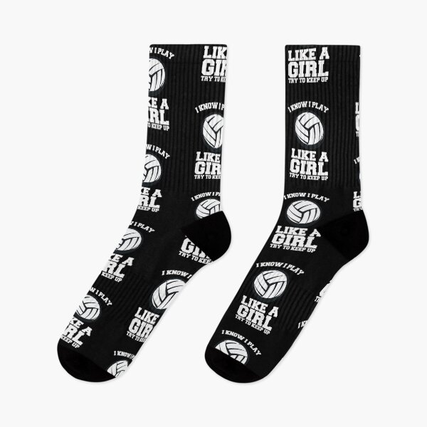 Item preview, I Know I Play Like A Girl Try To Keep Up - Volleyball designed and sold by kindxinn.