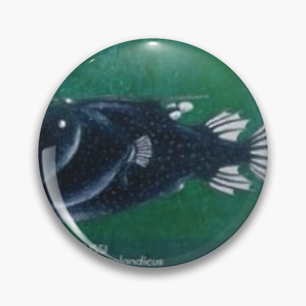 Item preview, Atlantic footballfish stamp designed and sold by ZoologyKat.
