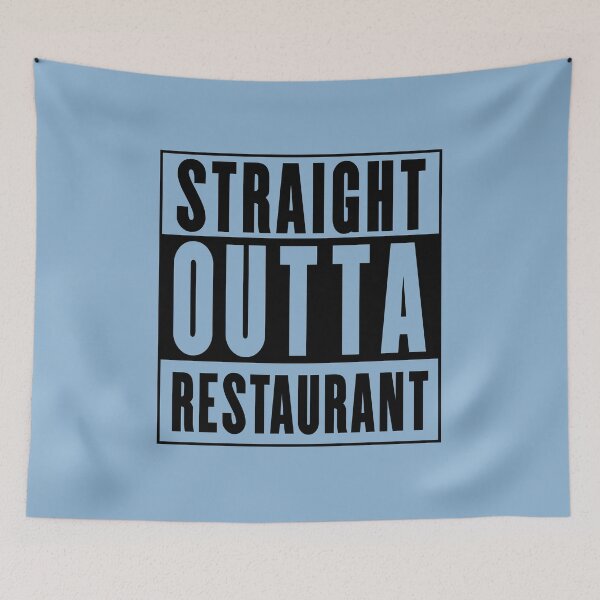 Item preview, Straight Outta The Restaurant designed and sold by penpixelart.