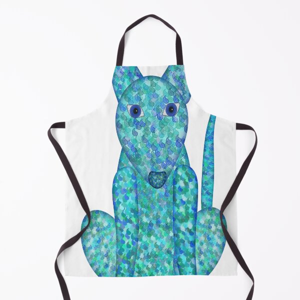Item preview, Bull terrier in blue designed and sold by Pioooh.