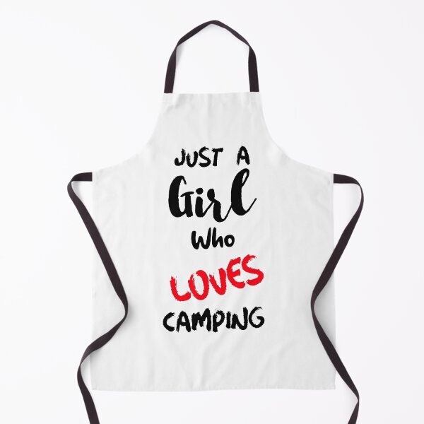 Item preview, Just A Girl Who Loves Camping Adventure Wildlife Hiking Happy Camper designed and sold by DiscGolfTees.