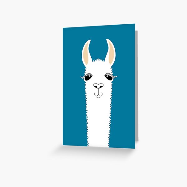 LLAMA PORTRAIT #10 Greeting Card