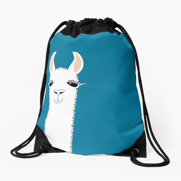 PORTRAIT DE LLAMA # 10 Sac à cordon