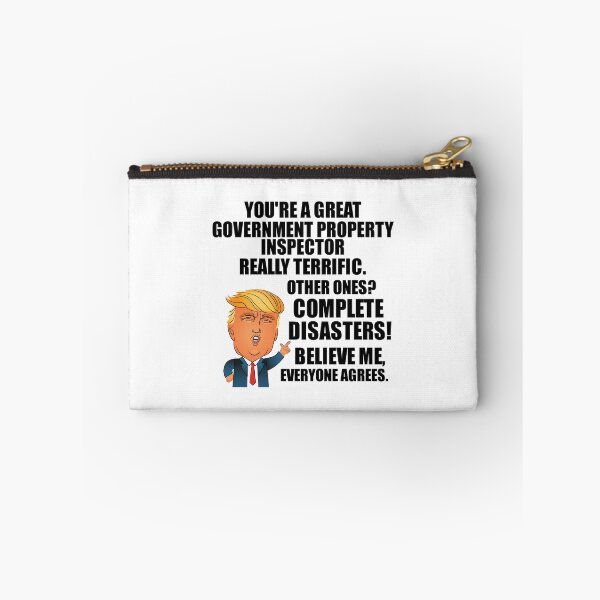 Item preview, Trump Government Property Inspector Funny Gift for Coworker Gag Great Terrific President Fan Potus Quote Office Joke designed and sold by Funny-Quotes.