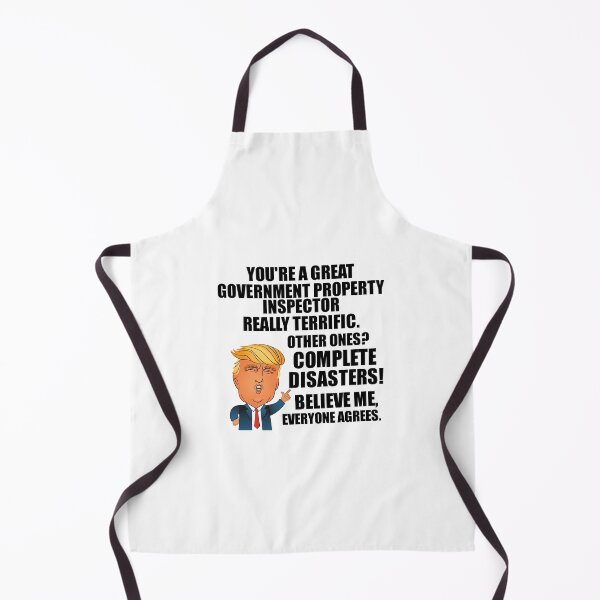 Item preview, Trump Government Property Inspector Funny Gift for Coworker Gag Great Terrific President Fan Potus Quote Office Joke designed and sold by Funny-Quotes.