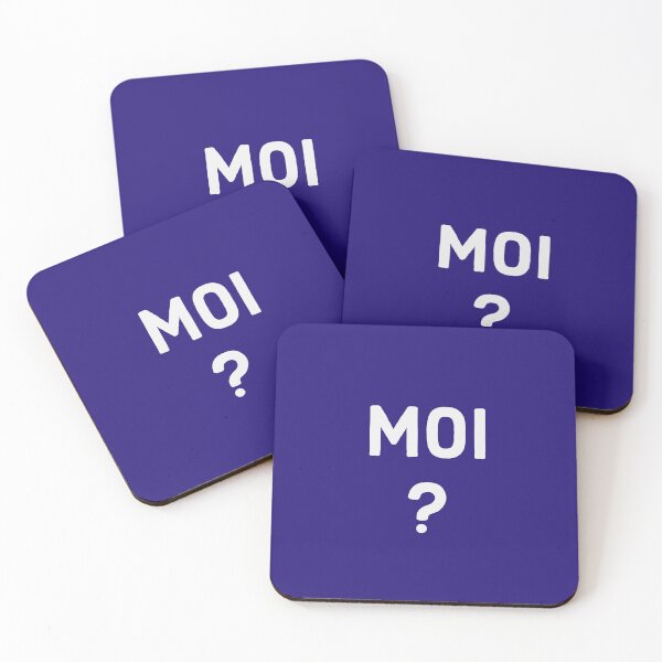 Item preview, Moi? - White text designed and sold by FunkiFunki.