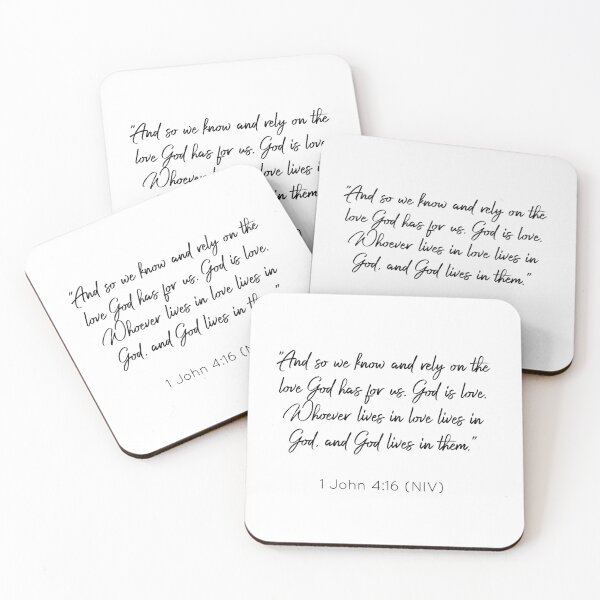 Item preview, Bibleverse 1 John 4:16 (NIV) designed and sold by Siyona Wongkongkaew.