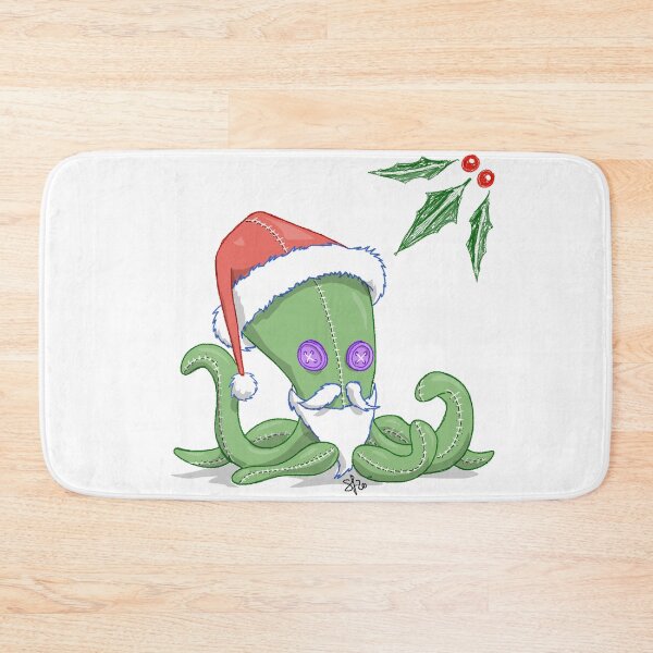 Item preview, Santa octopus toy christmas card design version two  designed and sold by Pittstop.