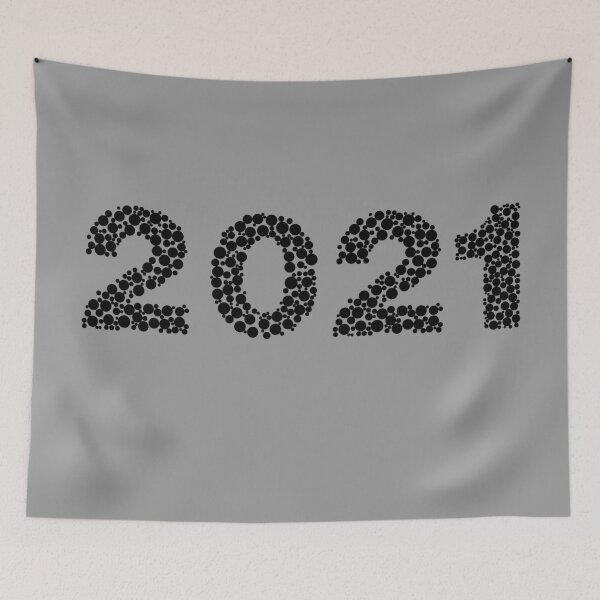 Item preview, 2021 New Year (black version) designed and sold by kickwear-com.