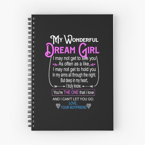 Item preview, My Wonderful Dream Girl : Valentines Day Gifts for Girlfriend Sweetheart Wifey Wife Lover Girl Honey Couples Gifts for Girlfriend From Boyfriend designed and sold by NiceTee21.