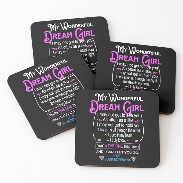 Item preview, My Wonderful Dream Girl : Valentines Day Gifts for Girlfriend Sweetheart Wifey Wife Lover Girl Honey Couples Gifts for Girlfriend From Boyfriend designed and sold by NiceTee21.