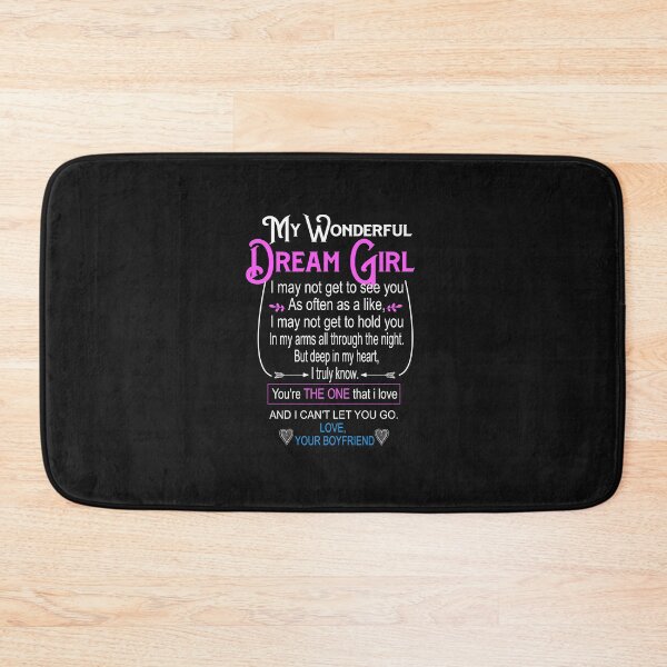 Item preview, My Wonderful Dream Girl : Valentines Day Gifts for Girlfriend Sweetheart Wifey Wife Lover Girl Honey Couples Gifts for Girlfriend From Boyfriend designed and sold by NiceTee21.