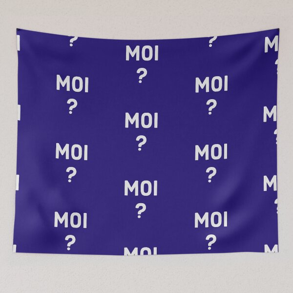 Item preview, Moi? - White text designed and sold by FunkiFunki.