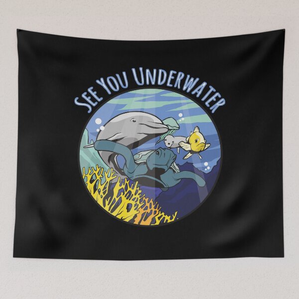 Item preview, Scuba Diving Gift Sea Animals Ocean Life Gift designed and sold by leofel.