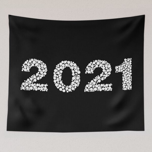 Item preview, 2021 New Year (white version) designed and sold by kickwear-com.