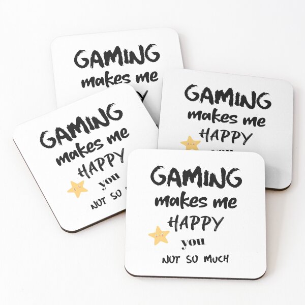 Item preview, Gaming Makes Me Happy You, Not So Much Funny Gamer Graphic Tshirt Sticker designed and sold by DiscGolfTees.