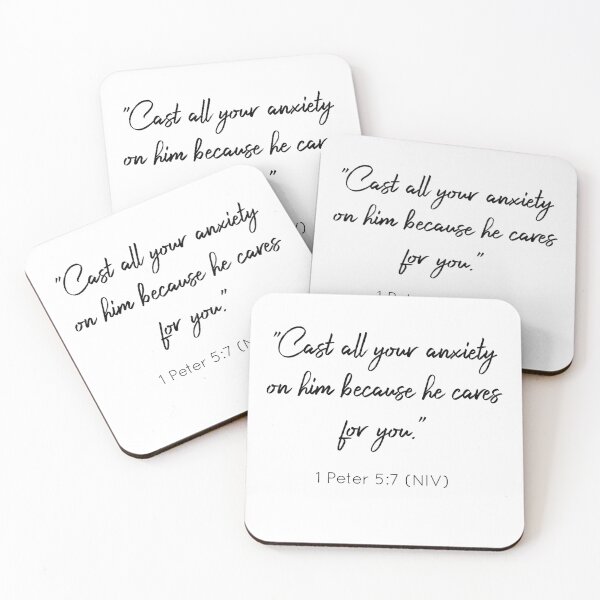 Item preview, Bibleverse 1 Peter 5: 7 (NIV) designed and sold by Siyona Wongkongkaew.
